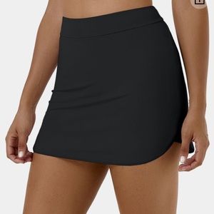 Halara Golf Skirt everyday 2-in-1 with side pocket, Black NWT
